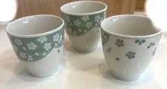 ⭐︎最終値下げ⭐︎湯呑み　桜柄　緑