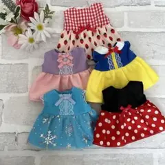 5枚セット メルちゃん ソランちゃん 服 ワンピース ハンドメイド