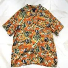 美品 POLO RALPH LAUREN カジノポーカー柄 アロハシャツ 緑 - メルカリ