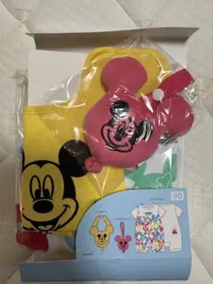 Disney ミッキー ロンパース スタイ マスコット 90 - メルカリ