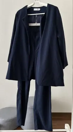 AIYISHANGFUSHI レディース パンツセットアップ ネイビー L