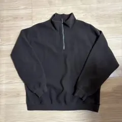 GLOBAL WORK WOOLLYTEC ハーフジップスウェット