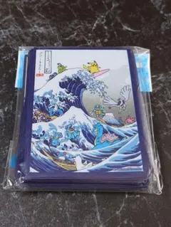 【新品未開封】ポケモンカード デッキシールド　浮世絵　しろがね山　5セット バラ】 日版 ポケセン限定 浮世絵 しろがね山 スリーブ (2017