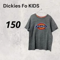 Dickies×F.O.KIDS グレー キッズ150 コラボ半袖ロゴTシャツ