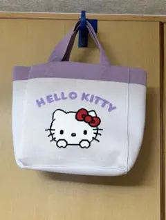 ハローキティ ニットバック ピンク 紫
