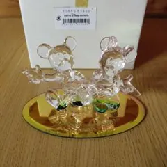 希少 ディズニーランド ディズニー ガラス細工 置物 フィギュア
