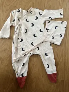 月模様ロンパース