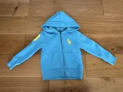 ラルフローレン水色 裏起毛フード付きパーカー