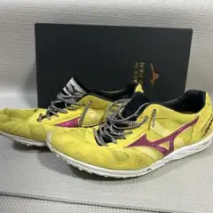 ミズノ ウェーブクルーズJAPAN 黄色 イエロー 27.5cm