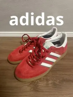 アディダス　spezial 赤　handball スニーカー　27cm