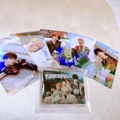 TXT freefall  3形態 ホログラム コンプ アクリルキーホルダー