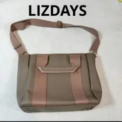 LIZDAYS ショルダーバッグ 2WAY 大容量 上品配色
