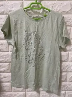 Ｈ＆Ｍ　ユニコーンデザイン 薄緑色Tシャツ