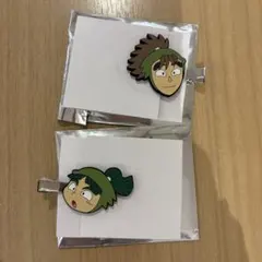 忍たま乱太郎　前髪クリップ　神崎左門　次屋三之助 2個セット