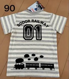 トーマス ボーダー バックプリント Tシャツ 90
