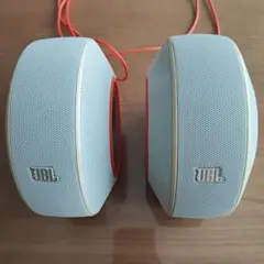 JBL PCスピーカー ホワイト/オレンジ