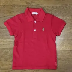 ミキハウス 赤 ポロシャツ 100