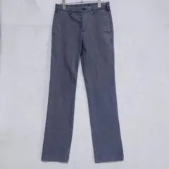 ユニクロ チノ グレー ノータック スラックスストレート S