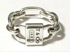 値下げしました】Tiffany & Co. スモールダブルロックリング 13号