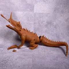 海洋堂 ソフビキット バルゴン ガメラ対バルゴン 手付け品のサムネイル
