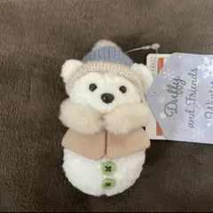 ダッフィー 雪だるま ぬいぐるみチャーム