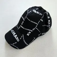Armani Exchange ロゴキャップ ブラック