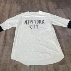 REMI RELIEF NEW YORK CITY 七分袖カットソーMサイズ