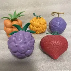 ワンピース　悪魔の実コレクションフィギュア　5種のサムネイル