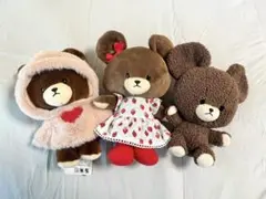 希少！くまのがっこう初代ジャッキーぬいぐるみと着せ替え服セット