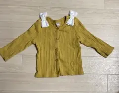 petit main カーディガン リボン付き 90