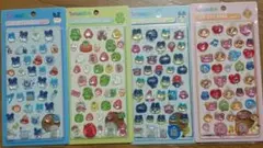 3Dステッカー4枚セット　たまごっち