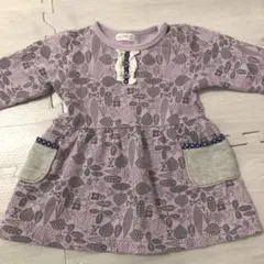 【今だけ限定価格】 RAG MART リーフ柄 ワンピース 90