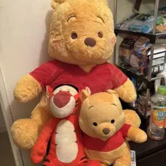 くまのプーさんとティガーのぬいぐるみセット