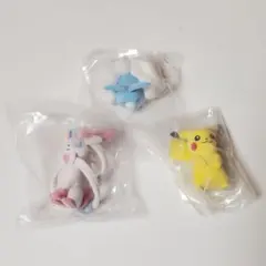 ポケモン 　フロッキードール　ピカチュウ　ニンフィア　チルット