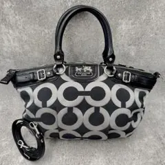 COACH マディソン ドッテッド オプアート ソフィア サッチェル バッグ