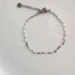 ステンレスシンプルブレスレット　ハンドメイド