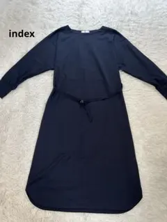 index カットジョーゼットドルマンサッシュワンピースのサムネイル
