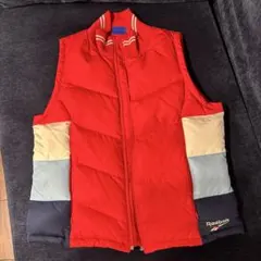 Reebok パディングベスト レッド/マルチカラー