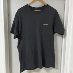 mont-bell ダークグレー ペアスキンコットンTシャツ　L