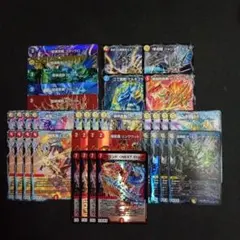デュエマ デュエキング ドラグナー 再録 7種各4枚 ドラグハート9種各1枚