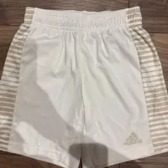adidas キッズ ハーフパンツ ホワイト