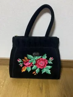 FEILER フェイラー　花柄刺繍 バッグ