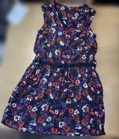 コトニエ 花柄ワンピース M フレンチスリーブ リボンのサムネイル