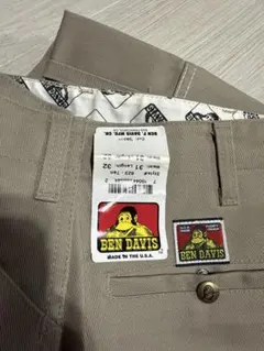 90s USA製 デッドストック BEN DAVIS フリスコパンツ　ベージュのサムネイル
