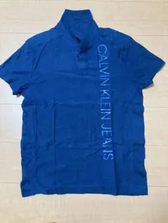 CALVIN KLEIN JEANS ポロシャツ Sサイズ 青