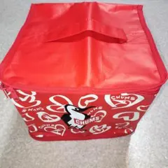 CHUMS　チャムス　アサヒ　BIGスクエアボックスポーチ　赤