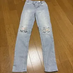 H&M ユニコーン刺繍 デニムパンツ 140cm