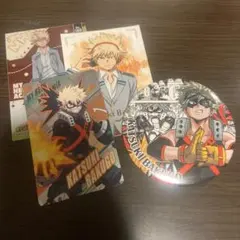 僕のヒーローアカデミア　ヒロアカ　爆豪勝己 缶バッジ カード