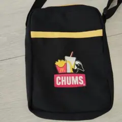 chumsコラボ　マクドナルドロゴ入りショルダーバッグ