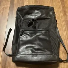 【値下げ】COACH ブラック ロールトップリュック